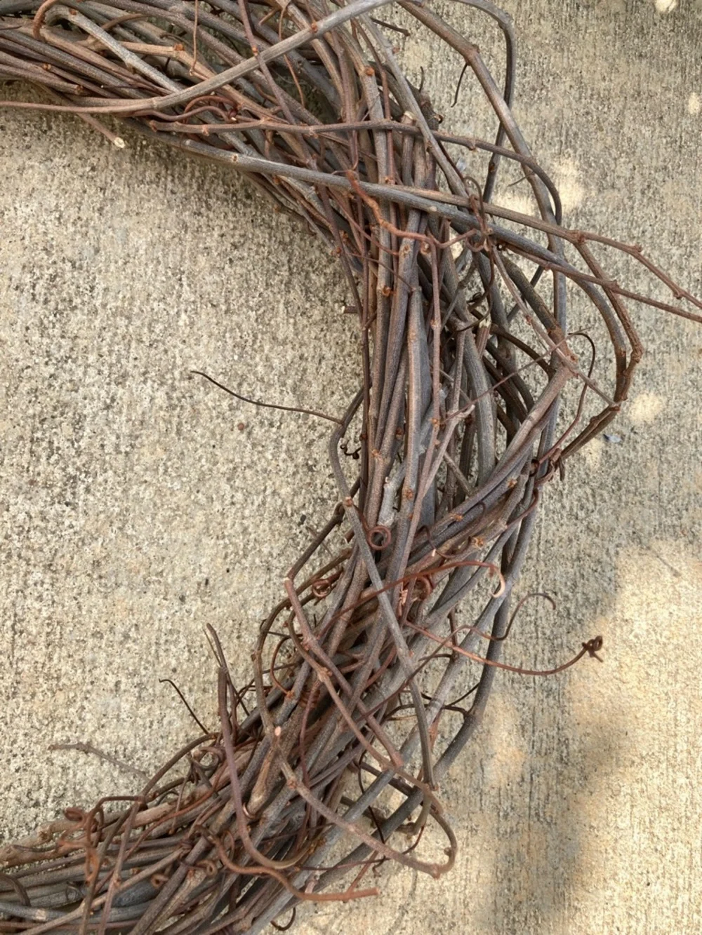 16” Grapevine Wreath Base - Rustic Home Holiday Decor For DIY Crafting